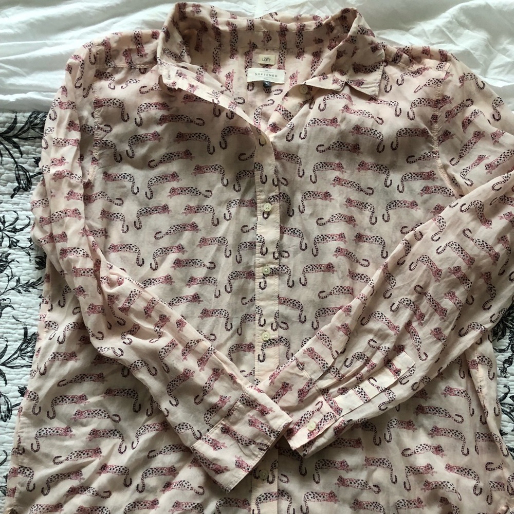Whimsical leopard shirt